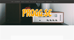 Desktop Screenshot of progg.se