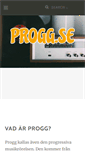 Mobile Screenshot of progg.se