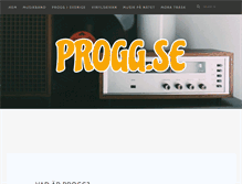 Tablet Screenshot of progg.se